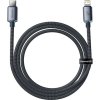 Dátový kábel Baseus Crystal Shine Series USB-C Lightning 20W 1,2 m, čierny