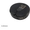 AKASA HUB USB Connect4C 4 v 1, 4x USB 2.0,17 cm kábel, externý