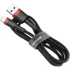 Baseus Cafule Nabíjací/dátový kábel USB na Lightning 1,5 A 2 m, červeno-čierny