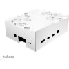 Puzdro AKASA Gem Pro, pre Raspberry Pi 4 Model B, strieborné
