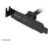 Adaptér AKASA MB interný, USB 3.1, držiak PCI s konektorom typu C, nízky profil 8 cm, 50 cm