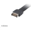 Adaptér AKASA MB interný, USB 3.1, držiak PCI s konektorom typu C, nízky profil 8 cm, 50 cm