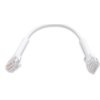 UBNT UniFi Ethernet Patch Cable [0,22m, Cat6, UTP, licna, biely, 50ks]