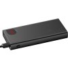 Baseus Adaman kovová powerbanka s digitálním displejem QC 20000mAh 22.5W, černá
