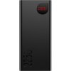Baseus Adaman kovová powerbanka s digitálním displejem QC 20000mAh 22.5W, černá