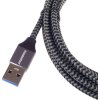 PREMIUMCORD USB-C na USB 3.0 A (USB 3.1 generácia 1, 3A, 5Gbit/s) 2m opletenie