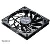 Ventilátor AKASA Slimfan, 120 x 15 mm, klzné ložisko, pre systémy HTPC, PWM 4pin