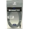 MANHATTAN USB kábel 2.0 Kábel A-B 5 m (strieborný)