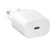 Cestovná nabíjačka Samsung EP-TA800XWE, rýchle nabíjanie 25 W, kabel USB-C, biela