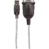 MANHATTAN Prevodník USB na sériový port (USB AM/DB9M, RS232), Polybag
