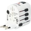 SKROSS cestovní adaptér PRO World, 6.3A max., uzemněný, vč. adaptéru pro ostatní vidlice, univerzální pro celý svět