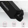 AXAGON ADE-XR, USB 2.0 - Fast Ethernet sieťová karta, auto inštal, čierna