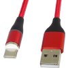 PREMIUMCORD Magnetický nabíjací a dátový kábel micro USB a USB-C 1 m, červený
