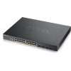 Zyxel XGS1935-28HP, 28 Port Lite-L3 Smart Managed PoE Switch, 24x Gigabit PoE and 4x 10G SFP+, hybrid mode
