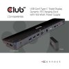 Dokovacia stanica Club3D USB-C 3.2 s napájacím adaptérom Triple Display Dynamic PD, 100 W