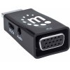 Adaptér Manhattan HDMI na VGA, mikrokonvertor, HDMI samec na VGA samica, audio, čierny