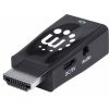 Adaptér Manhattan HDMI na VGA, mikrokonvertor, HDMI samec na VGA samica, audio, čierny