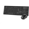 Súprava A4tech 4200N je bezdrôtová. kľúče. + bezdrôtové pripojenie. Optická myš V-Track,CZ/US, USB