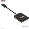 Club3D hub MST (Multi Stream Transport) DisplayPort 1.4 až 2xHDMI duálny monitor 4K60Hz (M/F)