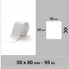 Niimbot štítky R 50x80mm 95ks Bílé pro B21, B21S, B3, B1S