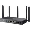 TP-Link DR3650v-4G OMADA ADSL/VDSL/4GLTE gateway (AX3000,2xFXS,1xDSL,2,4GHz/5GHz,1xGbELAN/WAN,4xGbE,1xUSB3.0,2xnanoSIM)