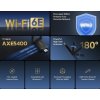 MERCUSYS MA86XH WiFi6 USB adapter (AXE5400,2,4GHz/5GHz/6GHz,USB3.0)