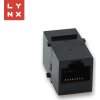 LYNX keystone spojka UTP Cat5e, 8P8C, černá