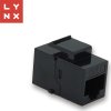 LYNX keystone spojka UTP Cat6, 8P8C, černá
