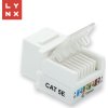 LYNX keystone UTP Cat5e, samozařevácí, 90 stp., bílý