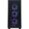 Cooler Master case Elite 502, Průhledná bočnice, ATX, 3x 120mm ARGB Fan, černá