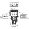 LAN Cable Tester TLCD8601S s LCD, koax, Cat3/Cat5E/Cat6/Cat7, UTP/STP, USB, PoE, ping, sonda, protismyčka