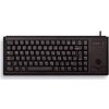 CHERRY klávesnice G84-4400, trackball, ultralehká, USB, EU, černá