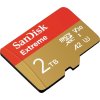SanDisk micro SDXC karta 2TB Extreme (240 MB/s A2 UHS-I U3 V30) + adaptér