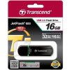 TRANSCEND Flash disk 16GB JetFlash®600, USB 2.0 (R:32/W:16 MB/s) čierna/zelená