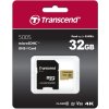 Karta TRANSCEND MicroSDHC 32GB 500S, UHS-I U3 V30 + adaptér