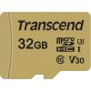 Karta TRANSCEND MicroSDHC 32GB 500S, UHS-I U3 V30 + adaptér