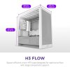 NZXT skříň H3 Flow / microATX / 1x120mm / USB / USB-C / bílá