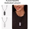 PLAUD Note Pin Lanyard Black - Řemínek na krk, černý