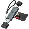 TP-Link UA430D čtečka karet (1xUSB-C3.2Gen1,1xUSB-A3.2Gen1,1xmicroSD,1xSD)