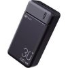 C-TECH Powerbanka 30000mAh, Li-Pol, 20W, USB-C/USB-A/micro USB