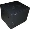 XtendLan 19" dvoudílný nástěnný rozvaděč 9U 600x550, nosnost 60 kg, plné dveře, svařovaný,černý
