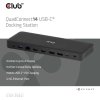Club3D Dokovací stanice USB-C 14v1, 2xHDMI, 2xDP, 3xUSB-C, 1xUSB-C PD, 2xUSB, 1xRJ45, 1x3.5mm, microSD/SD, černá