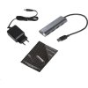 iTec USB 3.0 Rozbočovač 4-portový so sieťovým napájaním
