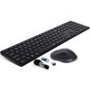 Set klávesnice a myši RAPOO 9800M, bezdrôtový, CZ/SK, sivý