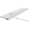 A4tech FBX50C, bezdrátová kancelářská klávesnice, bílá