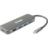 D-Link DUB-2333 USB-C Hub with HDMI and 3x USB3.0, mini docking station