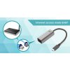 kovový gigabitový ethernetový adaptér iTec USB-C