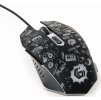 GEMBIRD myš MUS-6B-GRAFIX-01, černá s grafickým potiskem, USB