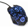 GEMBIRD myš MUS-6B-GRAFIX-01, černá s grafickým potiskem, USB