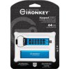 Kingston Flash Disk IronKey 64GB USB-C IronKey Keypad 200C, FIPS 140-3 Lvl 3 (Pending) AES-256